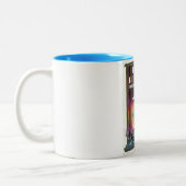 Grand Prismatic, Yellowstone Nationalpark, USA Zweifarbige Tasse (Links)