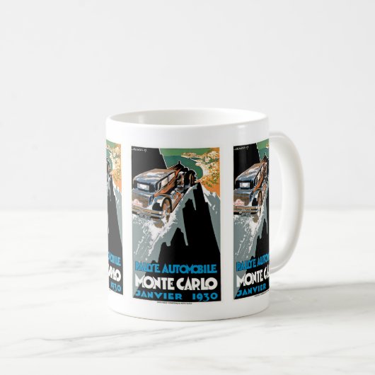 Grand Prix Automobile de Monaco Kaffeetasse (VorderseiteRechts)