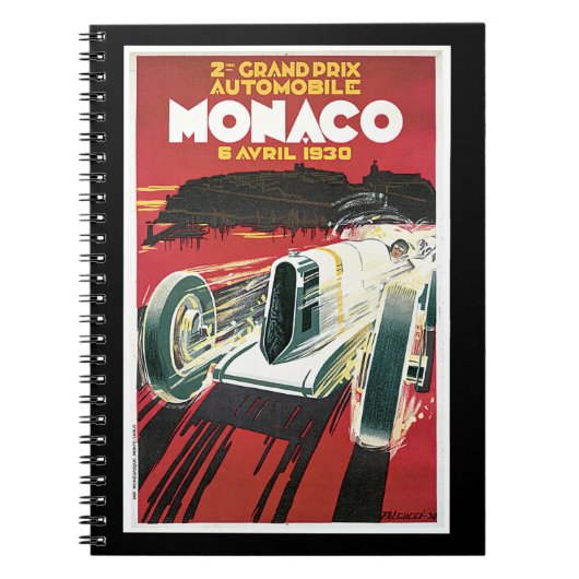 Grand Prix Automobile de Monaco Notizblock (Vorderseite)