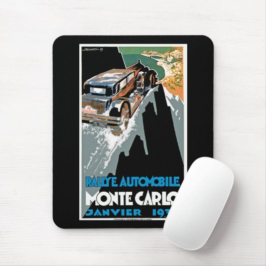 Grand Prix Automobile de Monte Carlo Mousepad (Mit Mouse)