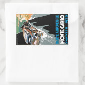 Grand Prix Automobile de Monte Carlo Rechteckiger Aufkleber (Tasche)