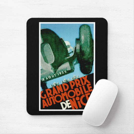 Grand Prix Automobile de Nice Mousepad (Mit Mouse)