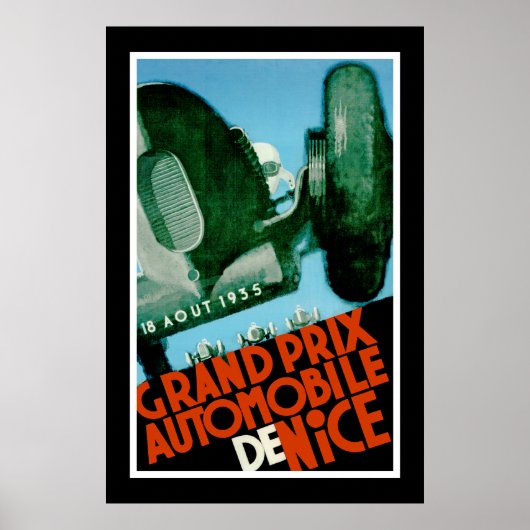 Grand Prix Automobile de Nice Poster (Vorne)