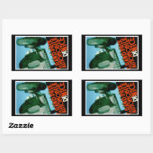 Grand Prix Automobile de Nice Rechteckiger Aufkleber (Blatt)