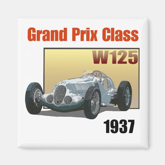 Grand Prix Class W125 Magnet (Vorne)
