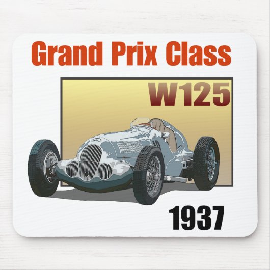 Grand Prix Class W125 Mousepad (Vorne)