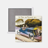 Grand Prix de France 1913 Magnet (Vorderseite/Rückseite)