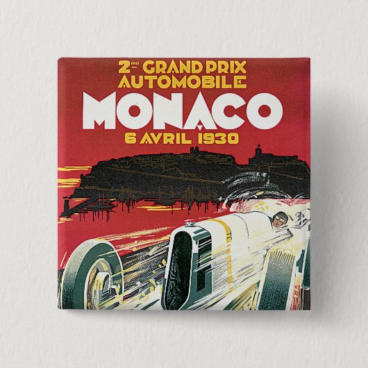 Grand Prix de Monaco Button (Vorderseite)