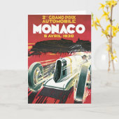 Grand Prix de Monaco Karte (Gelbe Blume)