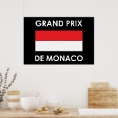 Grand Prix De Monaco Poster (Küche)