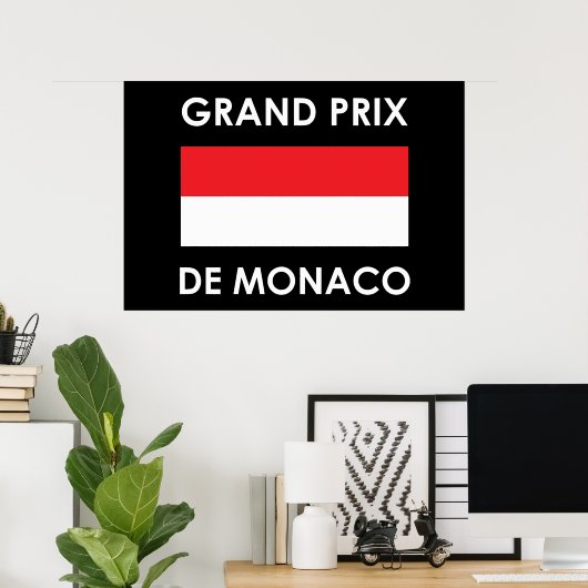 Grand Prix De Monaco Poster (Heimbüro)