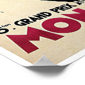 Grand Prix de Monaco Poster (Ecke)