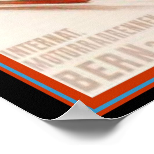 Grand Prix d'Europe Art Deco Print Poster (Ecke)