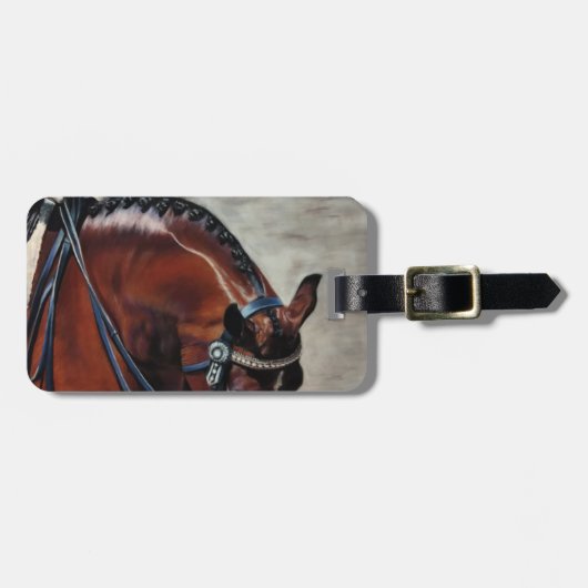 Grand Prix Dressurreiten Gepäckanhänger (Vorderseite horizontal)