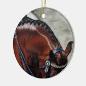 Grand Prix Dressurreiten Keramik Ornament (Links)