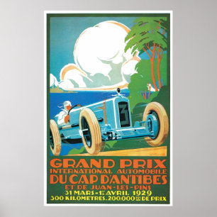 Grand Prix Du Cap Dantibes Poster