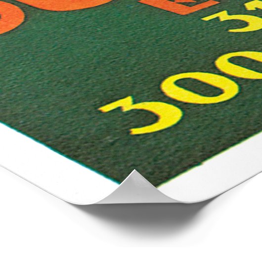 Grand Prix Du Cap Dantibes Poster (Ecke)