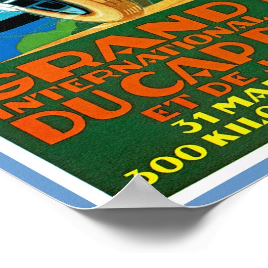 Grand Prix Du Cap d'Antibes Poster (Ecke)