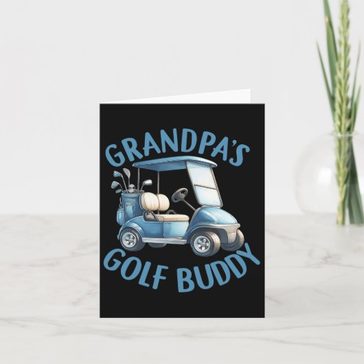 Grand Prix Gold Buddy Birthday Boy Golf Themed Mat Karte (Vorderseite)