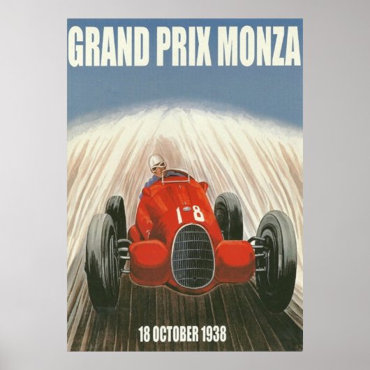 Grand Prix Monza Italien Poster 1938 (Vorne)