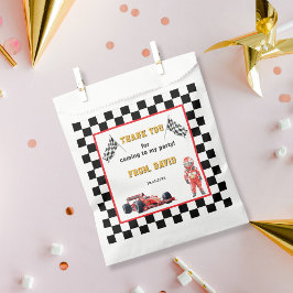 Grand Prix Race Car Party Thank You Treat Geschenktütchen