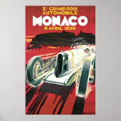 Grand Prix von Monaco 1930 Poster (Vorne)