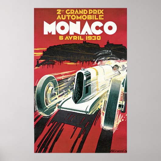 Grand Prix von Monaco 1930 Poster (Vorne)