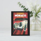 Grand Prix von Monaco 1930 Postkarte (Stehend Vorderseite)