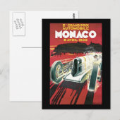 Grand Prix von Monaco 1930 Postkarte (Vorne/Hinten)
