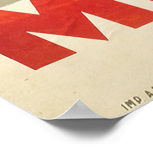 Grand Prix von Monaco 1957 Poster (Ecke)