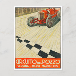 Grand Prix von Verona 1927 Vintage Rennen Postkarte