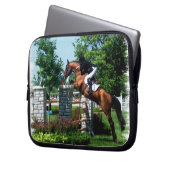 Grand- Prixpferdeelektronik-Tasche Laptopschutzhülle (Vorderseite Links)