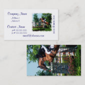 Grand- PrixpferdeVisitenkarten Visitenkarte (Vorne/Hinten)