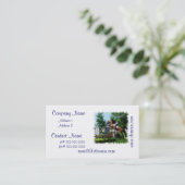 Grand- PrixpferdeVisitenkarten Visitenkarte (Stehend Vorderseite)