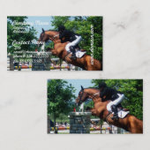 Grand- PrixpferdeVisitenkarten Visitenkarte (Vorne/Hinten)