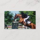 Grand- PrixpferdeVisitenkarten Visitenkarte (Rückseite)