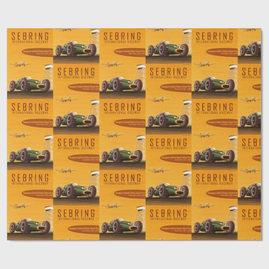 Grand- PrixRennläufer-Packpapier Geschenkpapier (Flach)