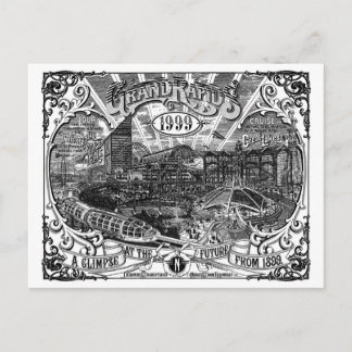 Grand Rapids 1999 Artwork Post Card Postkarte