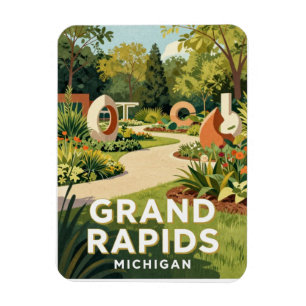 Grand Rapids Michigan Garten Reise Magnet