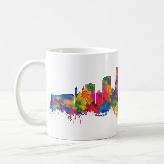 Grand Rapids Michigan Skyline Kaffeetasse (Links)