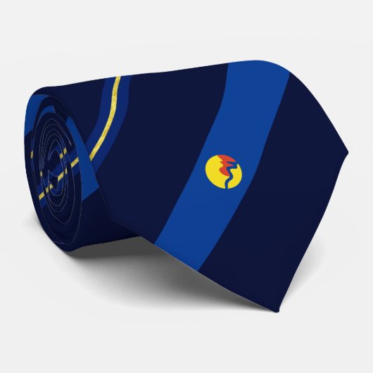 Grand Rapids (Michigan) Stadtflagge Neck Tie Krawatte (Gerollt)