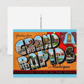 Grand Rapids Postkarte (Vorne/Hinten)