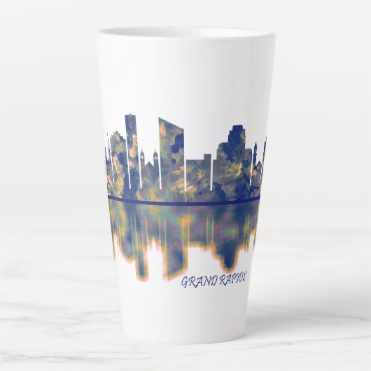 Grand Rapids Skyline Milchtasse (Vorderseite)