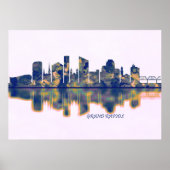 Grand Rapids Skyline Poster (Vorne)