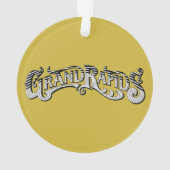 Grand Rapids Weihnachtsschmuck Ornament (Rückseite)
