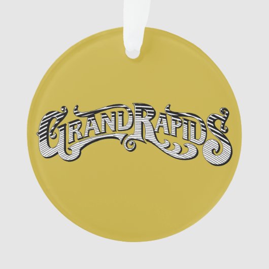 Grand Rapids Weihnachtsschmuck Ornament (Vorderseite)