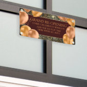 Grand Re-Opening Gold Balloon Shop individualisier Banner (Äußeres Gebäude)