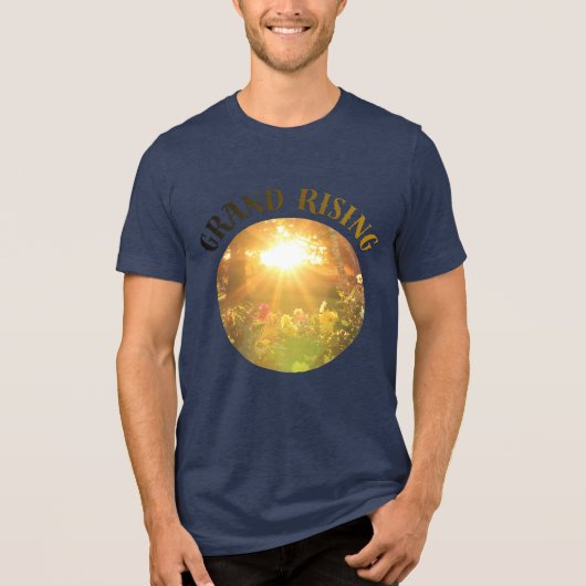 Grand Rising Bella+Canvas Tri-blend T-Shirt Shirt (Vorderseite)