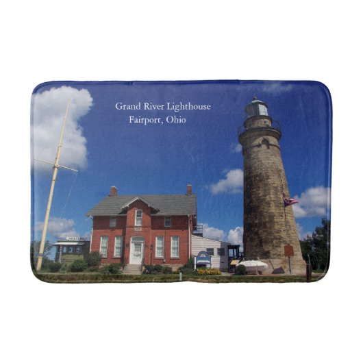 Grand River Lighthouse bathmat Badematte (Vorderseite)