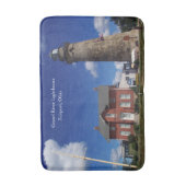 Grand River Lighthouse bathmat Badematte (Vorderseite Vertikal)